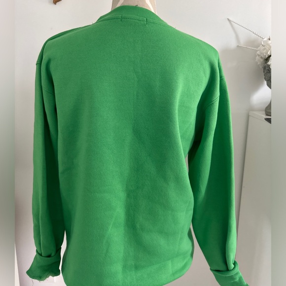 Green printed brand new sweatshirt - Picture 5 of 5